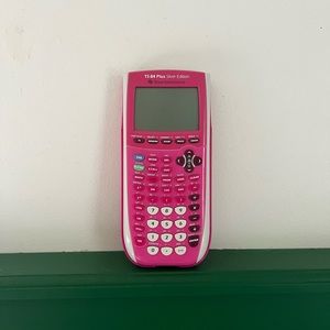 TI-84 Plus Silver Edition Pink Graphing Calculator